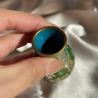 A vintage Chinese import cloisonne enamel miniature vase